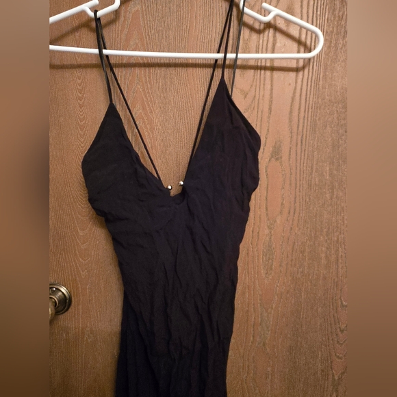 THIRD FORM Black Criss Cross Back Midi Dress | Size 6 - Picture 4 of 6
